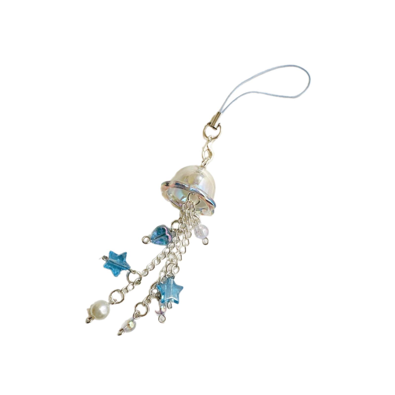 

Подвесные украшения ручной работы «Звездная ночь» с жемчугом. Стильное украшение в виде подвески «Звезда и жемчуг» добавит романтики любой комнате. синий