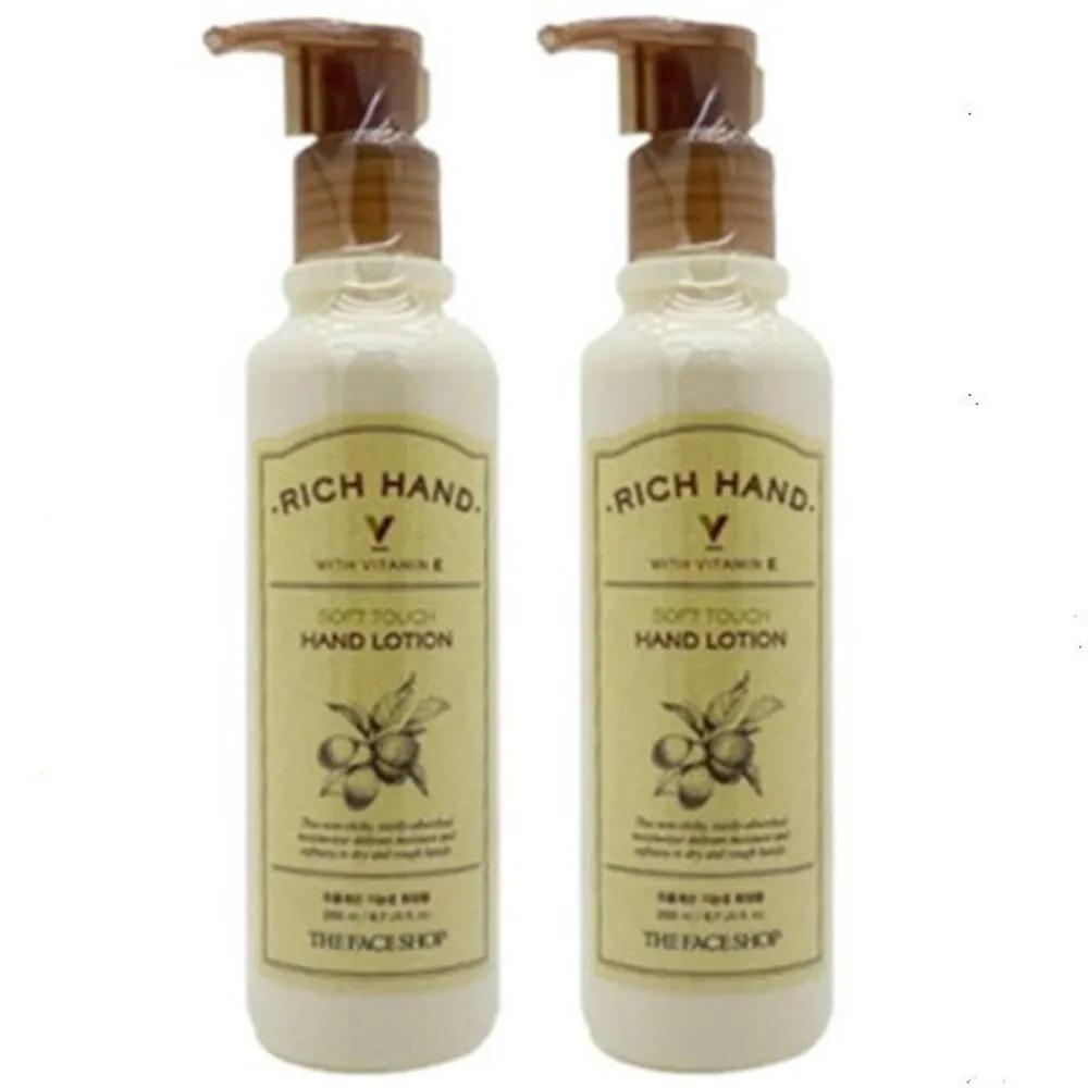 

The Face Shop Rich Hand V Soft Touch Hand Lotion 2-Piece Set (200ml+200ml)