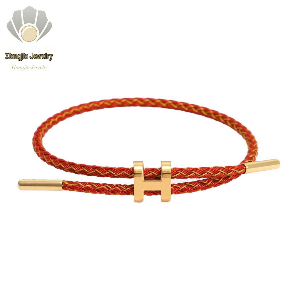 

Регулируемый браслет из нержавеющей стали с I-образной застежкой из троса - Водонепроницаемое и потостойкое украшение для рук