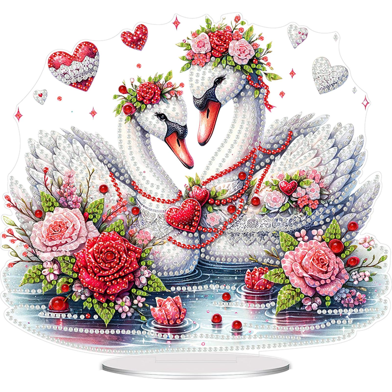 

Acrylic Special Shape Dinosaur Table Top Diamond Painting Ornament Kits Desktop Diamond Art Kits Diamond Painting Desktop Decors