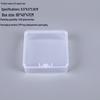 Rectangular Transparent PP Plastic Storage Box for Stationery, Cards, Hardware, Jewelry, and Fishing Gear