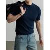 Men's Wool Mulberry Silk Knit Short Sleeve T-shirt - 2026 Spring Fashion