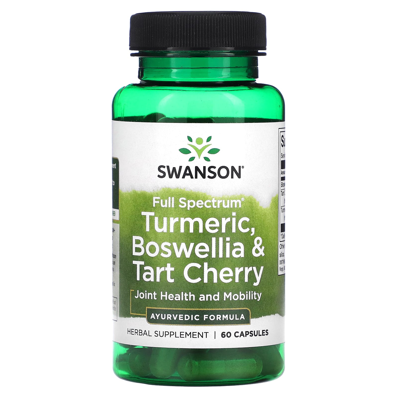 

Swanson, Full Spectrum, Turmeric, Boswellia and Tart Cherry, 60 Capsules
