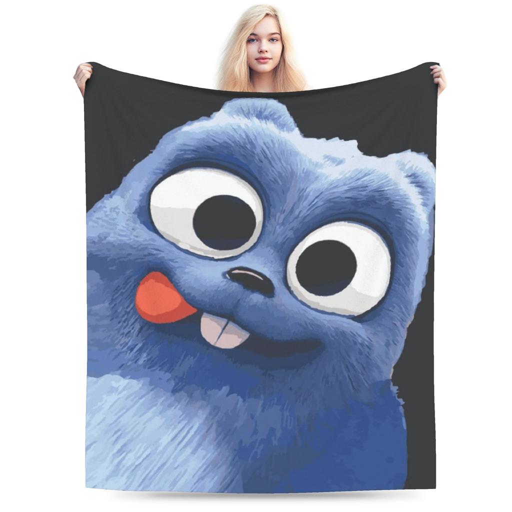 Soft Warm Blanket Child Travel Grizzy and the Lemmings Bedding Throws Flannel Bedspread For Couch Chair Sofa Bed Cover