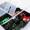187pcs Fishing Accessories Kit Including Jig Hooks Sinker Weight Swivels Snaps Outdoor Fishing Accessories Set