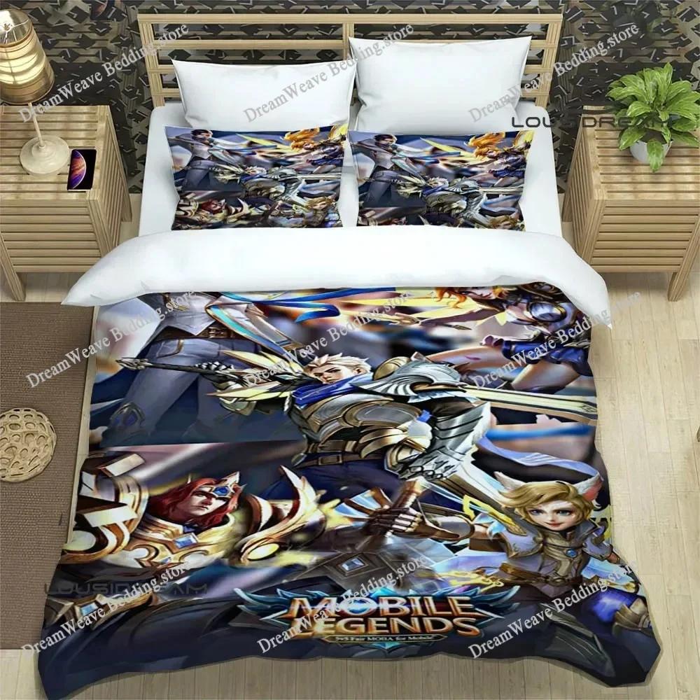 Mobile Legends Bang Bang Bettwäsche-Sets Exquisites Bettwaren-Set Bettbezug Bettdecke Set Bettwäsche-Set Luxuriöses Geburtstagsgeschenk9