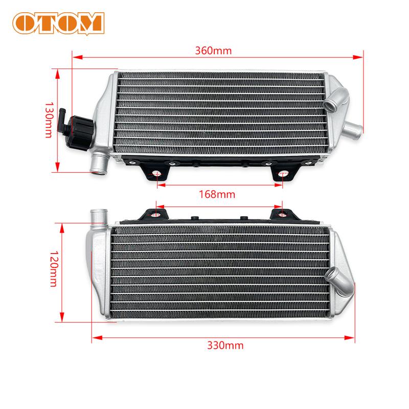 For 2023-2026 KTM HUSQVARNA GASGAS Motorcycle Aluminum Radiator Cooler Cooling Engine Coolant Left Right Water Tank SX SXF XC XC