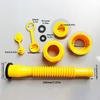 Gas Can Spout Tool Gas Can Spout Nozzles with Screw Collar Caps for 1/2/5/10 Gallon Fuel Containers