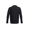 Under Armour Solid Fit Long Sleeve Polo Shirt Men tops Black 1379728-001