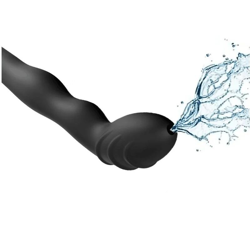 Silicone Enema Douche Kit – Anal Shower Cleaning Set with Nozzle Tips for Hygiene & Play