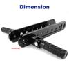 Motorcycle Rider Adjustable Foot Pegs Fit For GL1800 Gold Wing 2004-2013 2014 2015 2016 2017 Footrest Kit Highway Peg Mounts