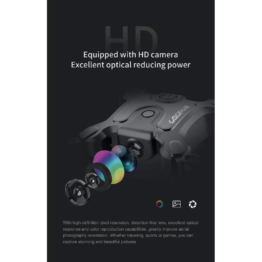 4DRC V2 Mini Drone HD Camera WiFi Fpv Air Pressure Altitude Hold Black And Gray Foldable Quadcopter RC Drone Toy