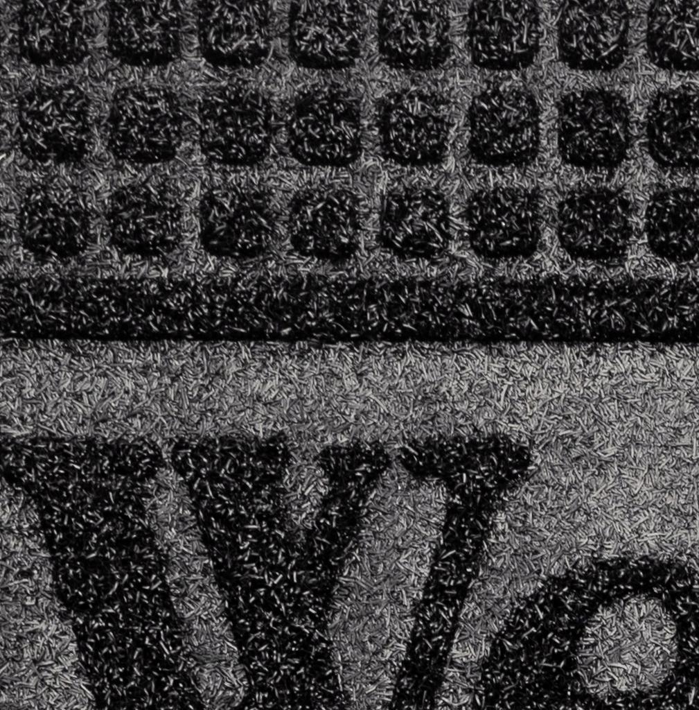 Wycieraczka gumowa Welcome czarna do wnętrz 40 x 60 cm