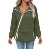 Women's Casual Hooded Zip Up Jacket with Pockets