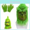 Різдвяні рукавички Грінча Жахливі аксесуари для костюма зеленого монстра