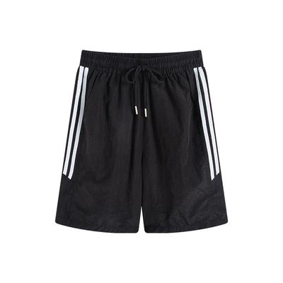 Gestreifte Schnelltrocknende Shorts Damen Sommer Damenbekleidung Neu Locker Fünf-Punkt-Hose Sportlich Lässig Weitbeinige Hose