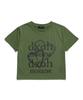 D.XO.H To Heart Season Logo Crop Top Olive Green