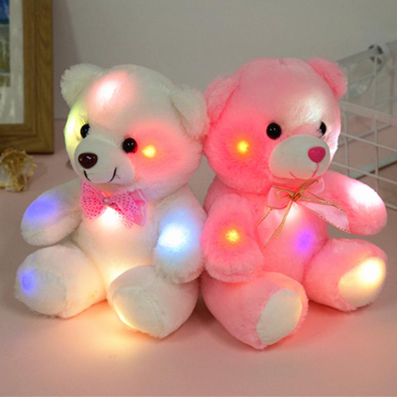 Creative LED Teddy Bear with Bow Tie - Colorful Gift for All