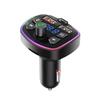 Q7 Colorful Ambient Light Car MP3 Player with Bluetooth Receiver & Multifunctional QC3.0 Fast Car Charger