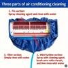 Conditioner Cleaning Cover with Catch Bag, Includes Brown Brush, Comb and Folding Brush for Maintenance