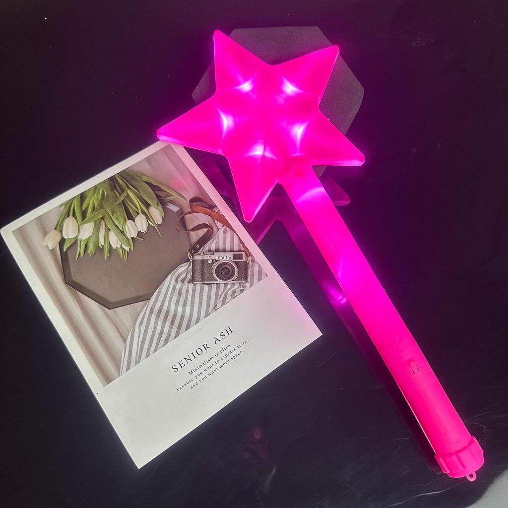 Kinder Leuchtstab Stern Requisiten - Fluoreszierende Konzertunterstützung Fünfzackiger Stern Leuchten