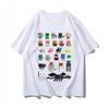 Game Enderman Creeper Cosplay Costume Cute Black Green Short Sleeve Top Daily T Shirt Unisex Outfits Anime Carnival Party Suits