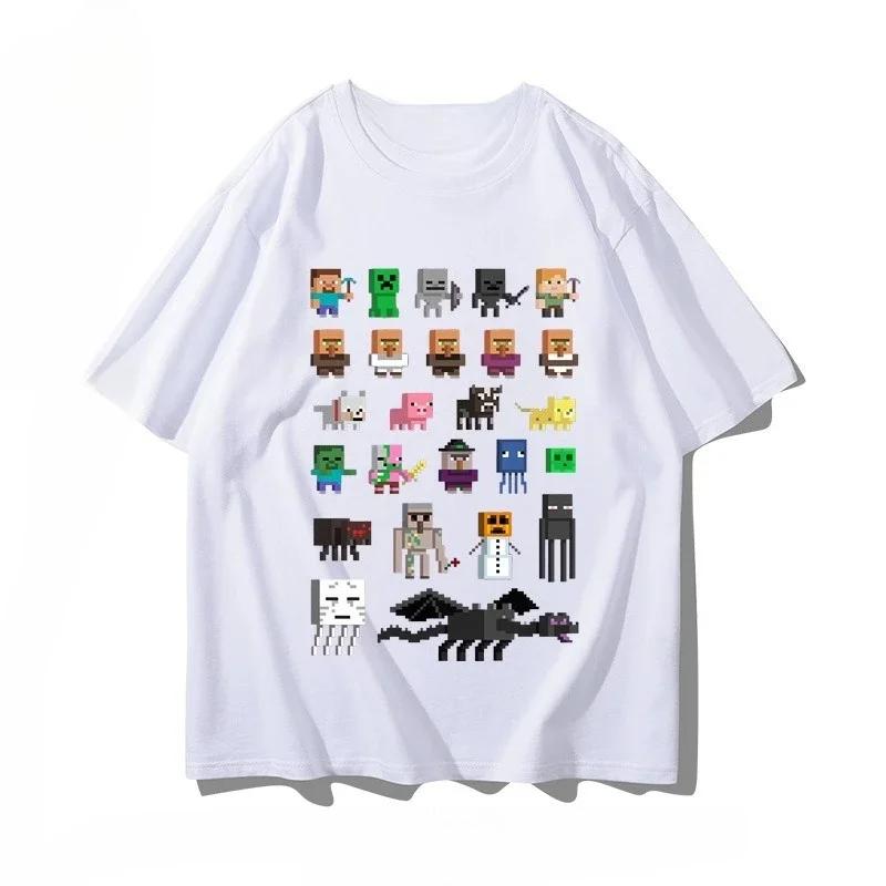 

Костюм для косплея Эндермена Крипера, милый черно-зеленый топ с коротким рукавом, повседневная футболка, унисекс наряды, аниме, карнавальные костюмы для вечеринки XL