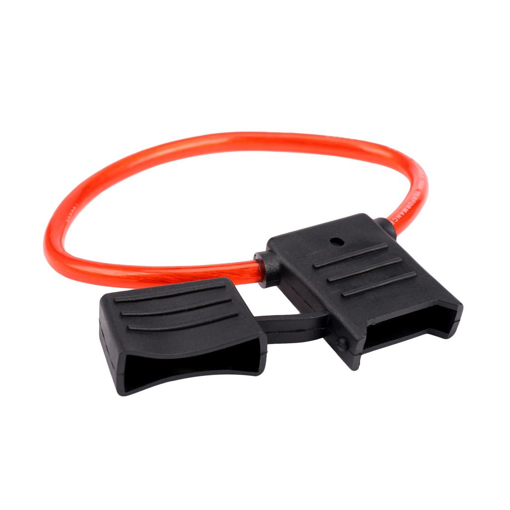 2X 8 AWG Gauge MAXI Blade Fuse Holder Inline Wire 12-24V Volt Waterproof + 40A Fuse