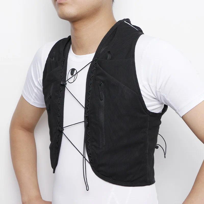 (S-2XL)Mochila de Trail Running 10L Ultraleve Colete de Hidratação para Trekking ao Ar Livre, Caminhada, Ciclismo, Maratona BB046