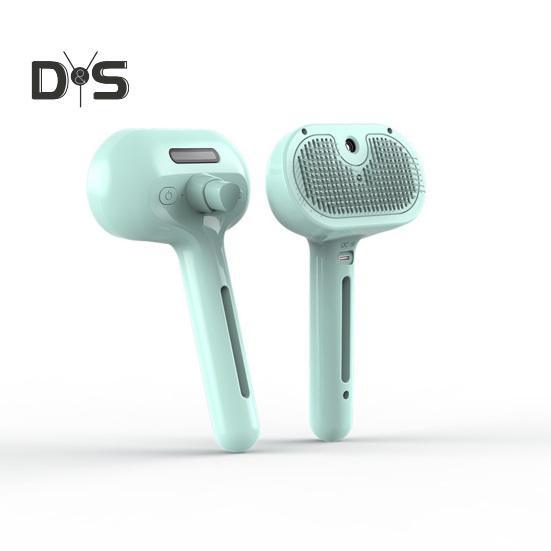 Cat Steam Brush for Shedding Rechargeable Spray Hair Removal Comb with Water Tank And Release Button Steamy Pet Grooming Brush for Cats Dogs