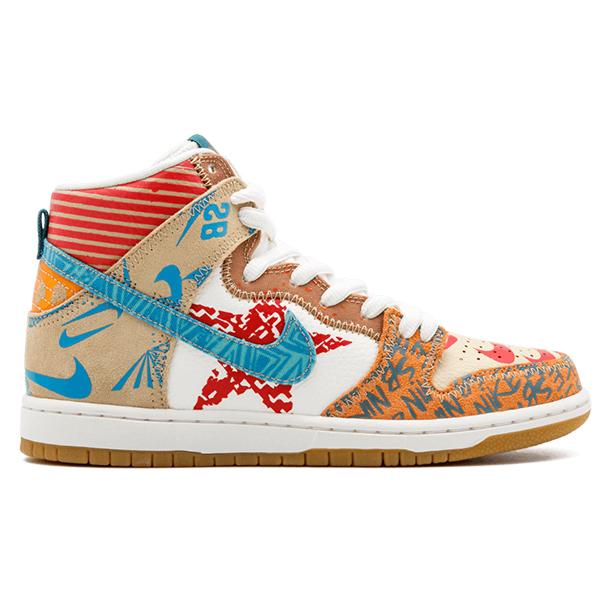 New Thomas Campbell X Nike SB Dunk High What The 918321-381
