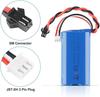 LiPo baterie 1500mAh 7.4V 2S s USB nabíjecím kabelem – Kompatibilní s RC hračkami U12A S033G Q1 H101 – Konektor SM-2P – Dlouhá výdrž