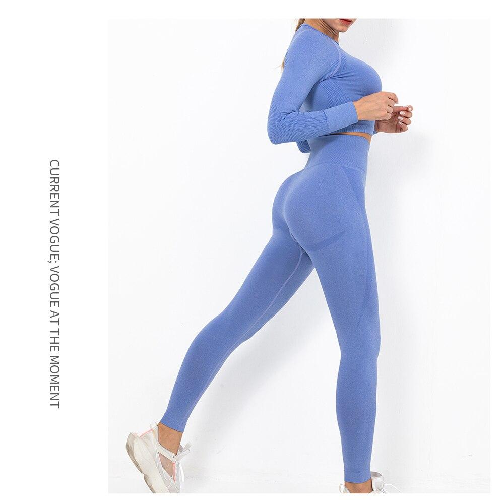 Women Seamless Fitness Yoga Tops 