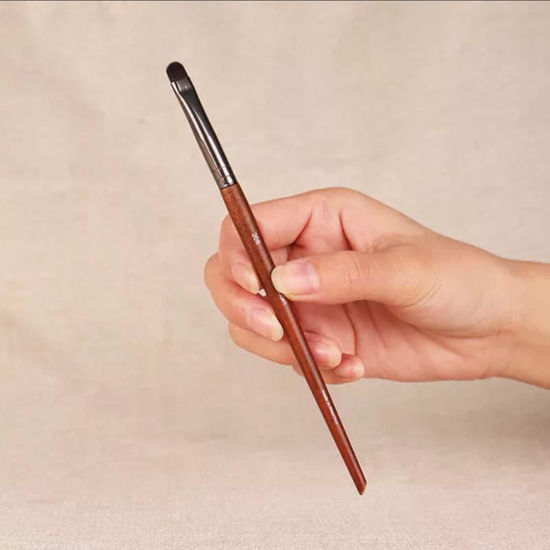 Soft Bristle Professional Makeup Brush Set: Blush, Eyeshadow, Powder & Single Piece Brush.