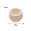 4Pcs Wooden Essential Oil Diffuser Refreshing Sleep Long-lasting Floral Aromatherapy Inhaler Slowly Volatile