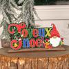 Creative Wooden Christmas Decorations DIY Wooden Crafts for Christmas Tabletop Decorations for New Year Gifts.