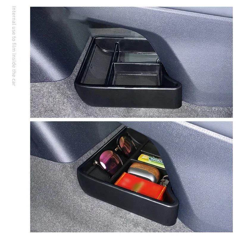 Contenedor Inferior de Almacenamiento para Reposabrazos de Consola de Coche Modificación para Volkswagen VW ID.4 ID4 ID 4 CROZZ Accesorios de Interior de Automóvil