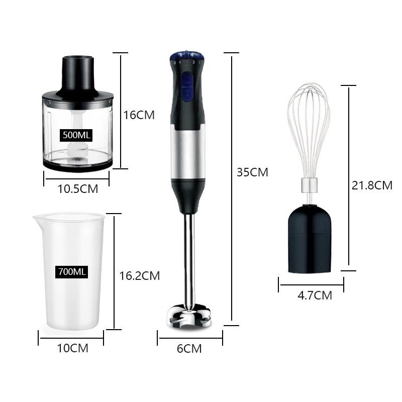 110V Handheld Food Processor & Meat Grinder Set - Egg Beater, Baby Food & Supplement Mixer.