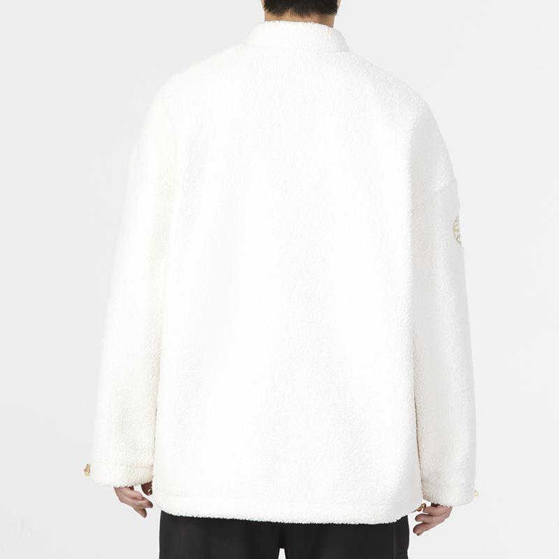 Puma Cny National Style New Year Series Bz Zaozhi Hoodie Solid Color Logo Single Button Sports Casual Warm Windproof Cotton Jacket 621823-65