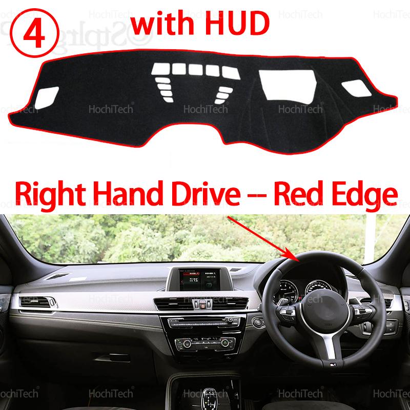 

For BMW X2 F39 2018-2022 Dashboard Cover Avoid Light Anti-Slip Anti-dirty Mat Pad Sunshade Dashmat Protect LHD RHD