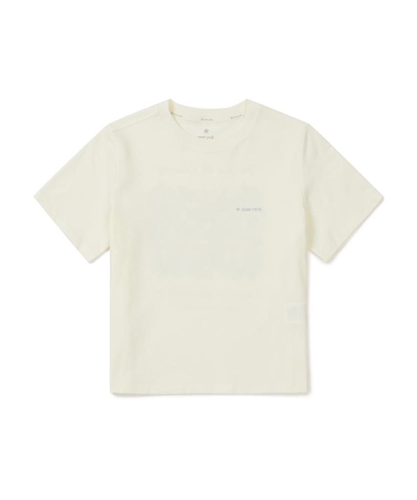 SNOWPEAK APPAREL Sorona Women'S Tropical Short Sleeve T-Shirt (S26Mwfts71) Butter Ivory