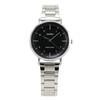 Casio Standard Analog Stainless Steel Black Dial Quartz LTP-VT03D-1B Women's Watch