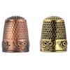 Retro Metal Thimble Finger Tip Protectors Ergonomic Finger Guard For Adult Beginner Hand Sewing Quilting Embroidery