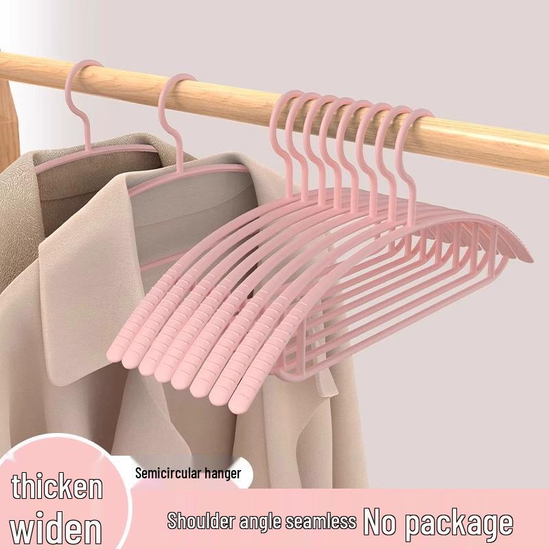 Non-Slip Seamless Shoulder Clothes Hanger: No Bumps, Suitable for Drying and Hanging.