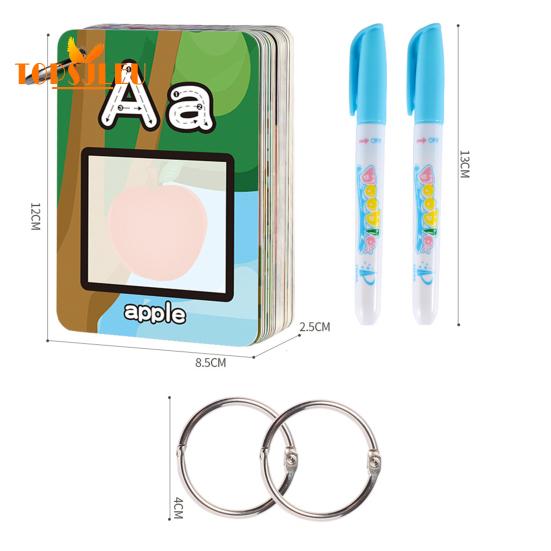 1 Set Alphabet Water Coloring Cards Educational Learning Toy Develop Hand Strength And Visual Perception Skills Paint Toys for Kids