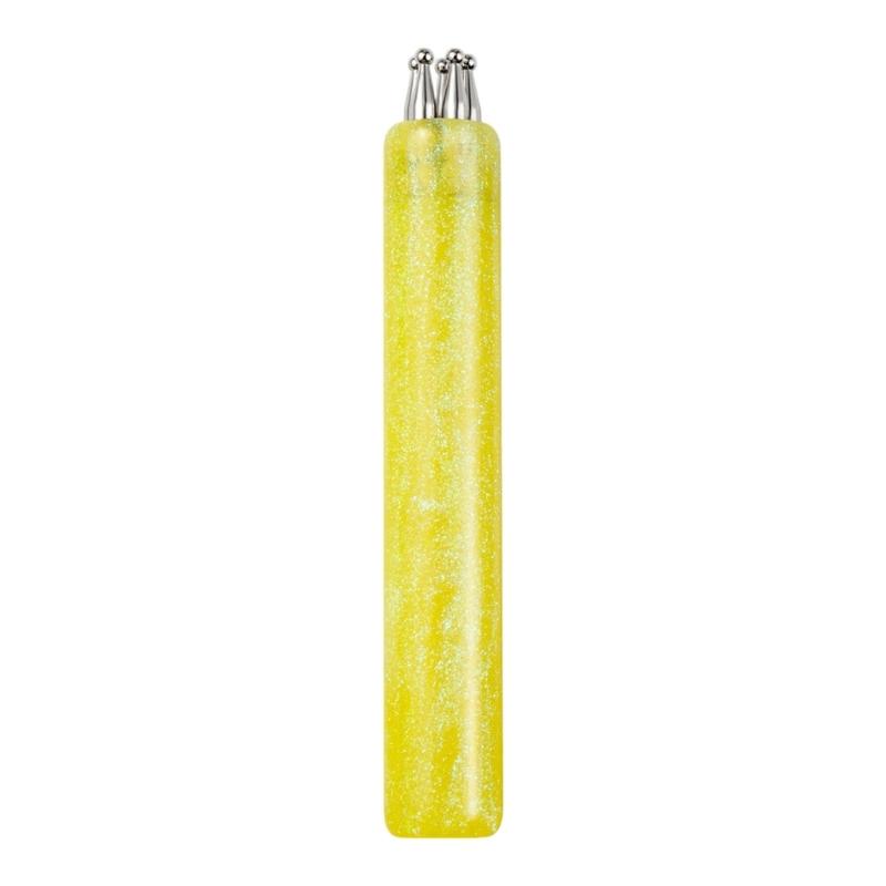 

Acrylic Nail Art Dotting Pen for Versatile Nail Designs Nail Art Pen Suit Different Styles Expressions for Hobbyists жёлтый