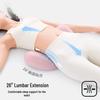 Lumbar Support Pillow for Sleeping - Specially Designed for Lower Back & Spine Alignment