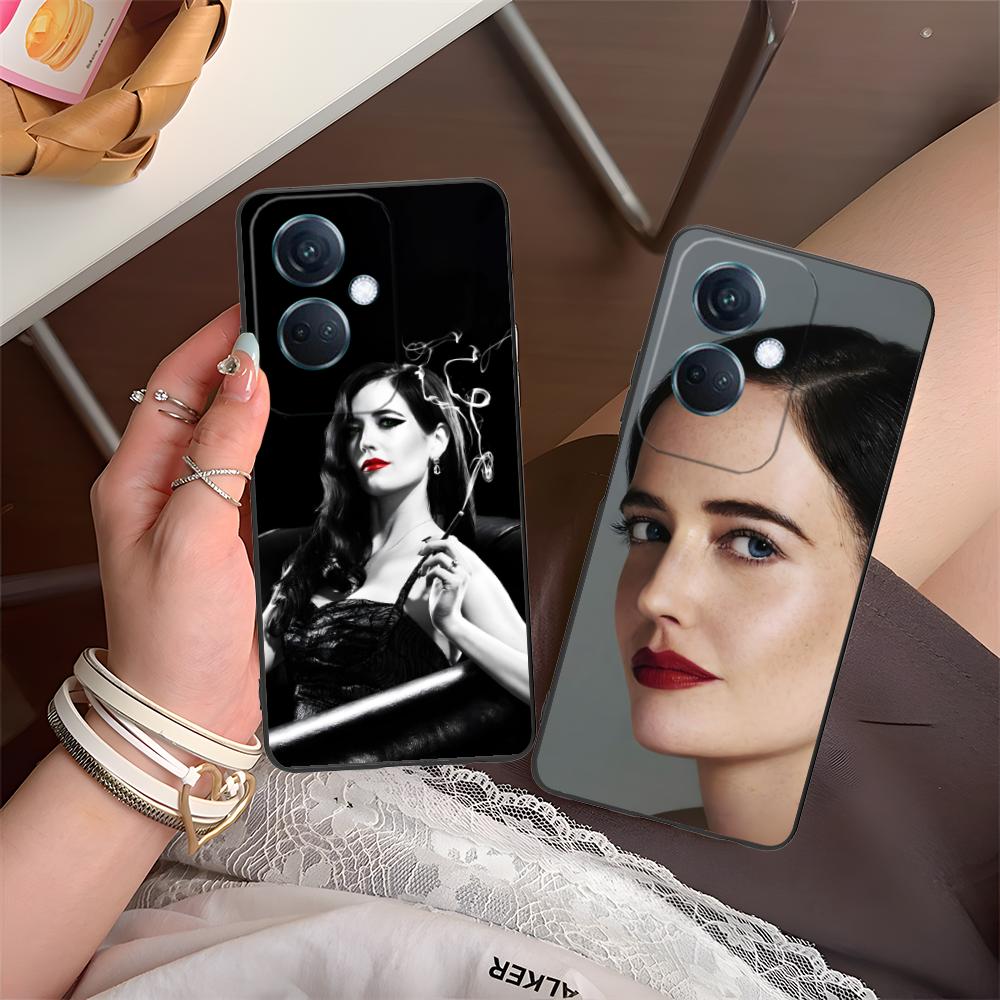 Eva Green Matte TPU Mobile Phone Case for OPPO Reno 14 13 12 11 10 9 8 7 6 5 F T Pro 5G Colorful Printing Cover