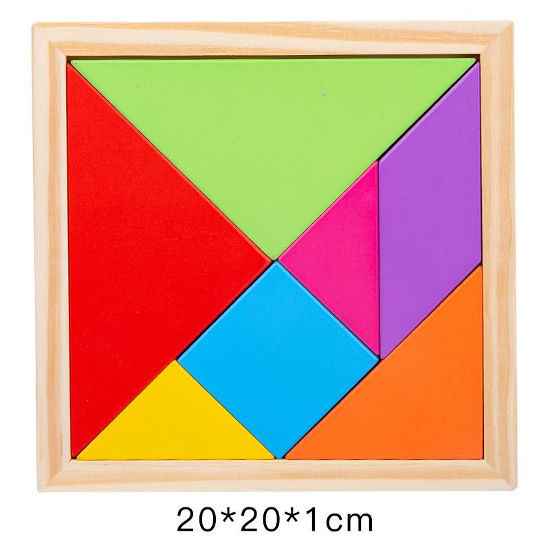 Puzzle Tangram Dla Pierwszoklasistów Rozpoczynających Szkołę Przedszkole Zabawka do Wczesnej Edukacji