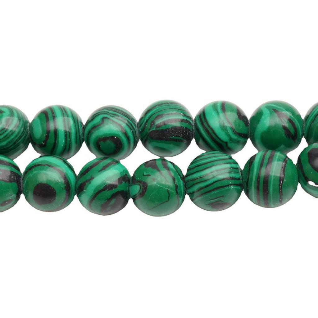 Kolorowe syntetyczne malachitowe luźne koraliki do samodzielnego wyrobu biżuterii